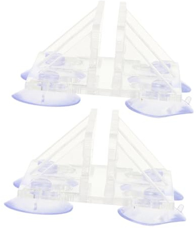 Supvox 2stücke Saugnäpfe Für Aquarium Aus Acryl Trennwandklemme Für Aquarien Zur Abtrennung Von Bereichen Einfach Anzubringen Für Fischhaltung