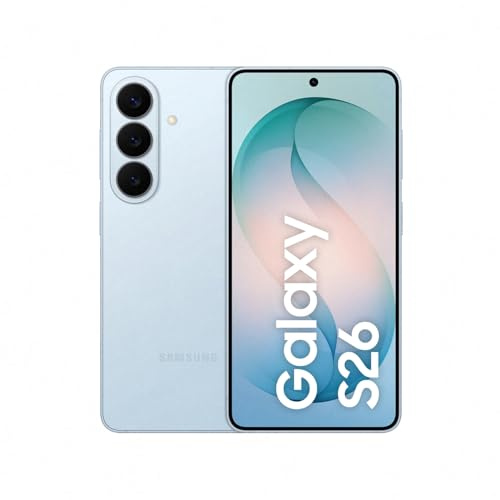 Samsung Galaxy S26 AI Smartphone mit Galaxy AI, Ohne Vertrag, Handy mit Android, 12 GB RAM, 256 GB Speicher, AP Prozessor, 50 MP, Sky Blue, 3 Jahre Herstellergarantie [Exklusiv auf Amazon]