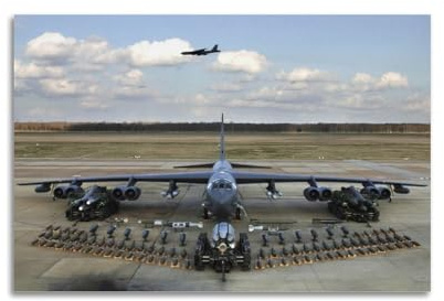 OKNGB B-52 Stratofortress-Poster mit strategischem Bomber, dekoratives Gemälde, Leinwand, Wandposter und Kunstdruck, moderne Familienschlafzimmer-Dekoration, Poster, 50 x 75 cm