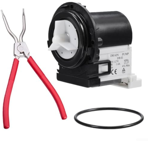 Axorafow Ablaufpumpenmotor 4681EA2001T mit Werkzeug-Unterlegscheibe, 120V-127V 45L/min Pumpenersatz mit Zange installieren