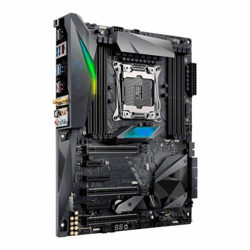 SIMPLETEK - Placa base Gaming LGA 2066 DDR4 WiFi BT M.2 (reacondicionado) | Chipset X299, USB 3.1 Gen2 Type-C, LAN Gigabit, audio 8 canales, SATA 6Gb/s, BIOS UEFI, PCIe 3.0, BT 4.2, PCIe, ATX