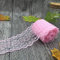 Yulakes 20 Meters Vintage Spitzenbordüre 4.5cm Breite, Spitzenbordüre Spitzenborte Spitzenband ，Dekorband, Handwerk, Schleifband (rosa)