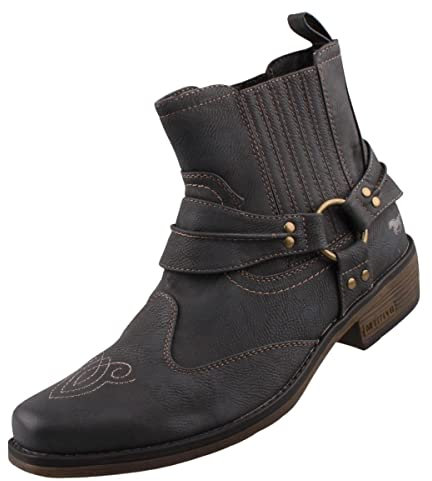 Mustang 4116-501-259, Stivali Western Uomo, Grigio (Graphit), 40 EU