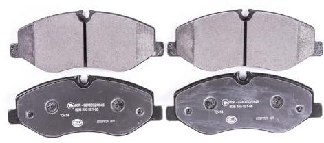 HELLA 8DB 355 021-961 Brake pad set - prepared for wear indicator - T2414 - for e.g. MERCEDES-BENZ