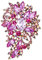 EVER FAITH Damen Marquise Österreichische Kristall Hochzeit Blume Blatt Bouquet Brosche Rosa Antique Gold-Ton