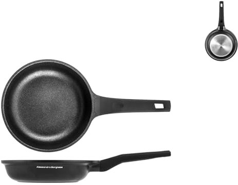 H&H Alessandro Borghese Essential Padella Antiaderente, 22cm, Induzione