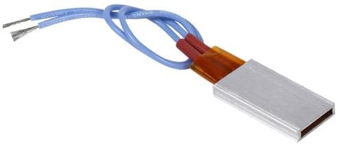 Elemento Calefactor PTC-AC/DC 12V Termostático Cerámico Carcasa de Aluminio Calefacción Temperatura Constante Placa calefactora Mini termostático de calefacción (3 Opcionales) (Tamaño: 110 ℃)