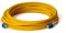 CONBIC® Cavo in fibra ottica ottica – 200 m OS2 giallo, LC a LC maschio, cavo patch duplex 9/125 – fibra ottica 200 metri (cavo interno)
