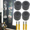Pmsanzay Espositore Minimalista per Snowboard | Rack di Stoccaggio per Sci | Supporto da Parete - Può Contenere 2 Tavole | Sistema di Montaggio per Casa e Garage