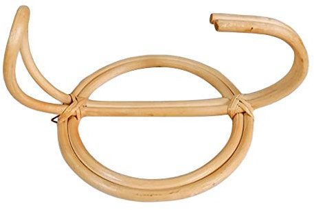 lijun Crochets muraux Nordiques en rotin Naturel Cintre Suspendu Porte-Manteau Organisateur de Chapeau