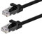 Monoprice Cat6 3ft Black 12-Pk Patch Cable UTP 24AWG 550MHz Pure Bare Copper Snagless RJ45 Flexboot Series Ethernet Cable