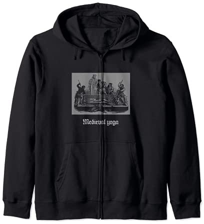 Satanic Medieval Yoga Goth Black Metal Satan Grunge Kapuzenjacke
