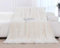 KANKAEU Flauschige Kuscheldecke, Wendbare Flauschige Decke für Komfort, Kuscheldecke Weiß 160×200 cm, Pflegeleicht, Ideal als Winterdecke oder Geschenk, Fleecedecke, Sofadecke und Tagesdecke