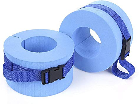 KHBNHJ Schwimm-/Wassermanschetten aus Schaumstoff, für Wassergymnastik, Schwimmring mit Schnellverschluss-Schnalle für Kinder und Erwachsene, 2 Stück