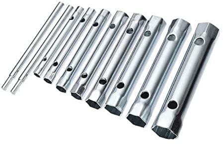 CLICLED Set Chiavi a Tubo 6-22mm Esagonali 10pz Chiavini Tubolari Leva a T Idraulica