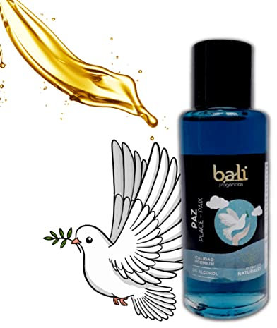 Bali fragancias Esencia al Aceite de Aroma Paz para Humidificador. Ambientador Fresco en Esencia para Difusor. Aceite Natural para Quemador de Aromaterapia. 50 ml