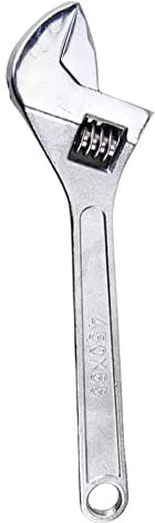 HUTUMAZHU Adjustable Wrench Shifter Spanner Plumbing Spanner with Soft Grip for Bathroom Washbasin Tube (150mm)