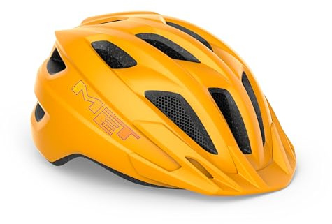 MET - Crackerjack Children's Cycling Helmet In Orange One Size (52-57 cm)