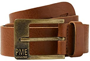 PME Legend Herren Ledergürtel FAR WEST BELT - 85-110cm Gürtellänge 100% Leder, Größe:105cm, Farbe:Cognac 750