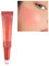 Lucoss Blush Liquide, Blush Maquillage Fard À Joues with Cushion Applicator, Fard à Joues Stick Imperméable de longue durée, Lightweight Blush Cream Stick Makeup Rose Peche 23.0 g