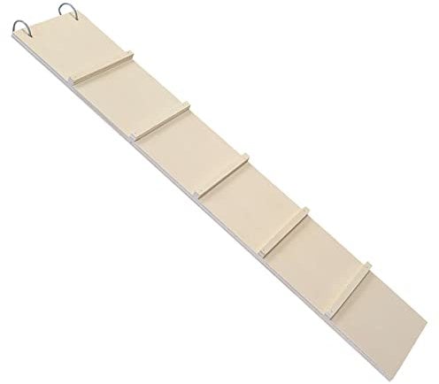 Ersatzleiter Holzleiter Nagertreppe Nagerleiter für 2 und 3 stöckigen Nagerkäfig 75 x 14 x 1 cm