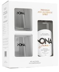 NONA June Complete Giftbox – Spiritueux Sans Alcool Premium avec Verres | Idée Cadeau