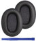 Adhiper WH-CH720N Ersatz Ohrpolster für Sony WH-CH710N / WH-CH720N / WH-CH700N Kopfhörer, Ohrpolster mit weichem Protein-Leder und Memory-Schaum (Schwarz)
