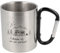 Spruchreif | Doppelwandige Edelstahltasse mit Karabinerhaken und hochwertiger Gravur | Camping Tasse | Outdoor Gadgets | Geschenk für Camper | Camping Geschenke - 300 ml
