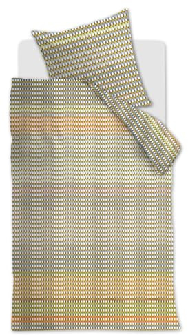 Beddinghouse Mako-Satin-Bettwäsche-Garnitur Rhythm Farbe Multi Größe 155 x 220 cm + 1x 80 x 80 cm Gestreift Streifen Bunt