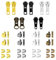 42 Pièces Kit de Réparation Fermeture Éclair, 10 Pièces Tirette pour Fermeture Éclair pour #5 Métal Plastique Fermetures Éclair en Nylon Fermeture Éclair s'Arrête pour Vêtements Vestes Bagages