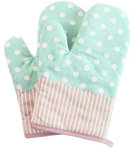 Gyios maniques Cuisine 1pair Microwave Four Mitts Gant Et Non Glissement Gant Glove Isolation Cuisine Cuisine Cuisine Cuisine Barbecue Glante-Vert