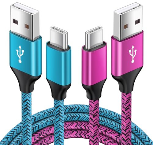 USB C Charger Cable Fast Charge Short, [2Pack 3FT]Samsung Type C Phone Charger Cable Fast Charging Lead for Samsung Galaxy S24 ultra/S24/S23/S22/S21/S20/S10/S9/A15 5g/A55/A35/A14/A54/A34/A13/A25/A05s