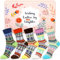 AUGOLA 5 Paar Thermosocken Damen, Winter Socken Wollsocken Kuschel Socken, Nordisch, Gemütlich und Flauschig, Geschenke für Damen Gr. 35-41