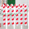 Huiguli 6 Stück Aufblasbare Zuckerstangen Weihnachtsdeko 91 cm, Zuckerstangen Aufblasbar Deko + Luftpumpe für Weihnachten, Groß Spielzeug Ballons Zuckerstangen für Drinnen Draußen Party, Rot