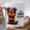 Lustige Einhorntasse Ich hasse Menschen Witzige Geschenkidee zu Weihnachten für beste Freundin oder Kollegin Humorvolle Tasse für Kaffee oder Tee Einhornbecher mit Spruch Weihnachtsgeschenk (Hund)