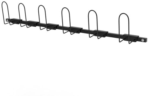 WIGING Boxing Gloves Storage Rack, Metal Hanging Glove Display Stand, Wall-Mounted Gymnasium Boxing Gym Organizer Holder, Holds 2/3 Pair Of Gloves(Black,90x16cm)