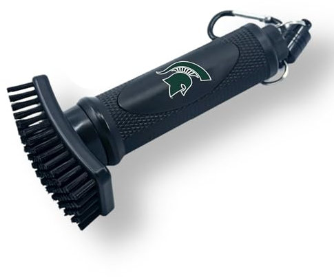 Grooveit Michigan State University Brush (Black, Regular, Michigan State University)