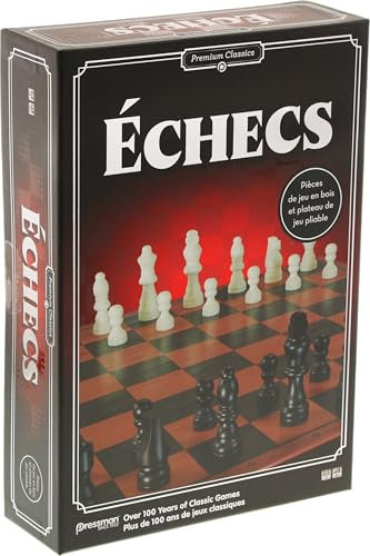 Goliath - ECHECS - Jeu d'Echecs Premium pour Adultes et Enfants dès 6 Ans - Échiquier avec Pions en Bois - Jeu de Plateau Intemporel - Stratégie et Réflexion - 2 Joueurs - Version Française