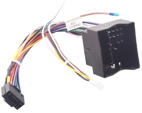 ZVPQU Autoradio-Stereo-Kabelbaum-Kabeladapter Android 16-polig, for Ford, for Focus Mk2 Mondeo Mk4 C-Max Fiesta Fusion Radio-Adapterkabel(Cables)