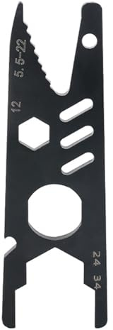 Geavonyg Black Wrench Spanner for Versatile Use in Automotive and Mechanical Work Mechanical Assembly High Strength Steel