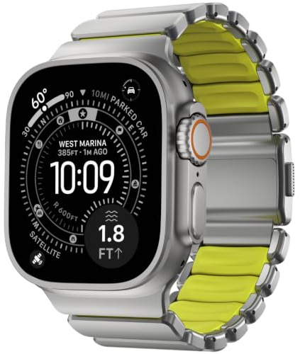 NOMAD Stratos Band I für AppleWatch 42/44/45/46/49mm I Hybrid-Design
