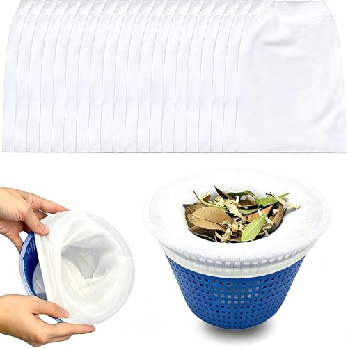 30 Pièces Chaussette Skimmer Piscine, Filtre Skimmer Piscine, Chaussette Filtre Piscines, Utilisé Dans Les Pompes de Piscines, Les Systèmes de Filtration, Les Paniers Filtrants Et Les écumeurs