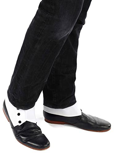 DEGUISE TOI VEGAOO - Weiße Gamaschen für Herren - Einheitsgröße - Weiß - Accessoires - - Carnaval