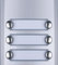 Farfisa PL226 Profilo Doorbell Module 6 Doorbell Buttons Grey