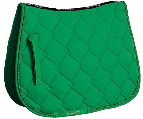 Rhinegold 0 Elite Diamond Saddle Pad-Cob-Green Schabracke, grün