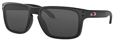 Oakley Damen Holbrook Sonnenbrille, Einheitsgröße, Black Flag Icon/Grey, Medium