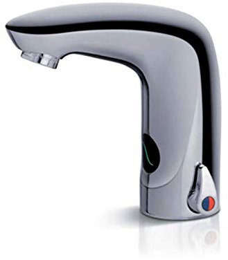 Rubinetto Elettronico Dmp Settemix Per Lavabo Fotocellula Con Miscelatore A Pile