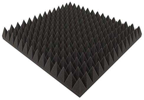 Pyramidenschaumstoff TYP 50x50x7 Akustikschaumstoff Schalldämmmatten zur effektiven Akustik Dämmung