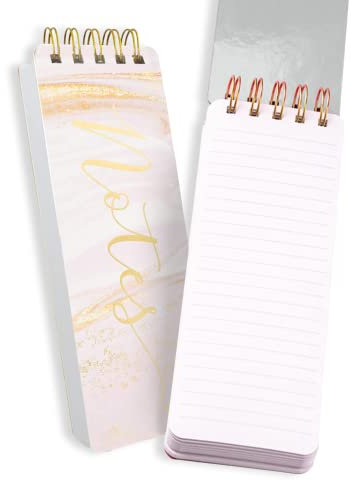 Eccolo World Traveler Spiral-Notizblock Rosa Marmor