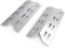 WELL GRILL 2 Pack BBQ Heat Shield Plates, Stainless Steel Burner Cover Flame Distributor Outdoor Barbecue Replacement Parts for Landmann Triton 2 and 3 (39.5cmx17cm)